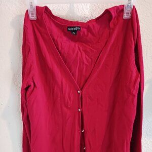Red button up